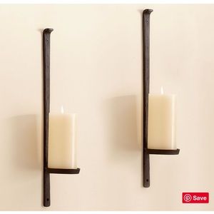 Pottery Barn pillar holders